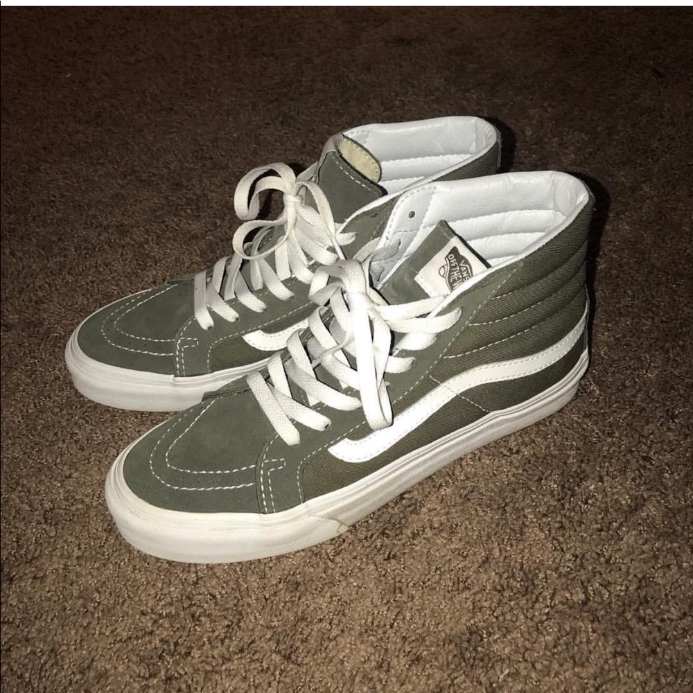 Green high top vans